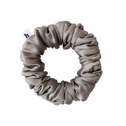 HELLA HAIR SILKY GRAPHITE SCRUNCHIE – PETITE