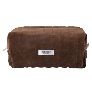 HELLA BEAUTY BAG CHOCOLATE TEDDY – LARGE