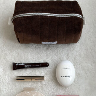 HELLA BEAUTY BAG CHOCOLATE TEDDY – MEDIUM